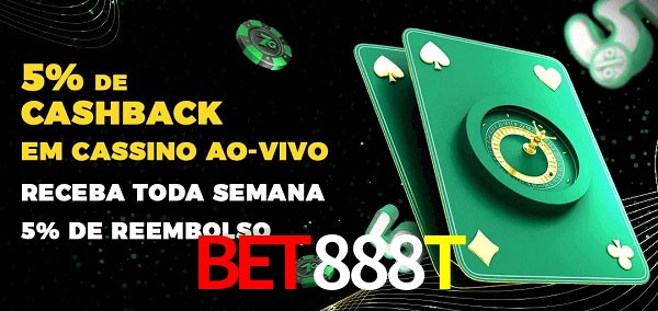 Promoções do cassino ao Vivo BET888T